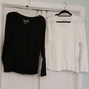 Hanes Long Sleeve shirt set